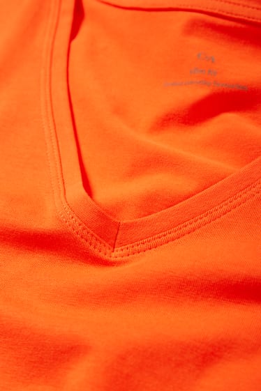 Women - Basic T-shirt - neon orange