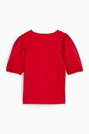 Mujer - Camiseta - rojo oscuro
