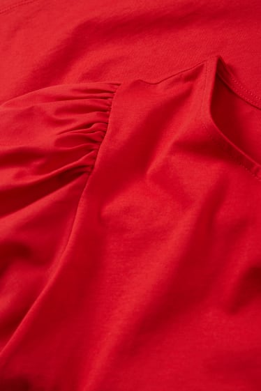 Mujer - Camiseta - rojo oscuro