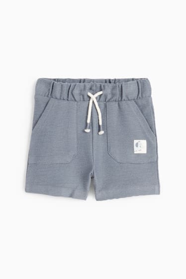 Neonati - Elefante - shorts per neonati - blu