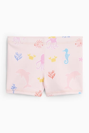 Bebés - Animales marinos - conjunto de baño para bebé con protección UV - LYCRA® XTRA LIFE™ - rosa