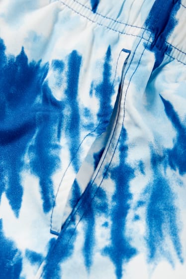Children Boys - Swim shorts - patterned - blue