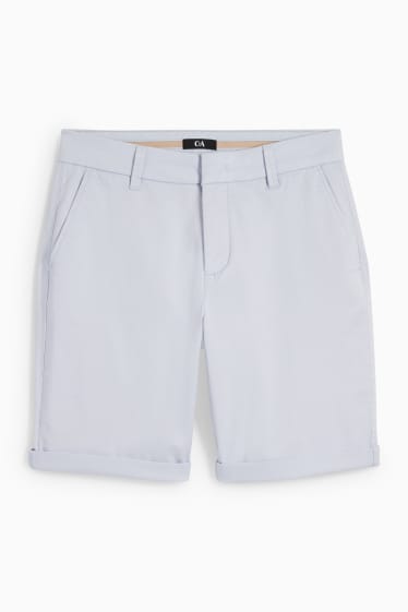 Femmes - Bermuda - mid waist - bleu clair