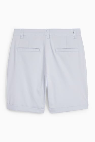 Femmes - Bermuda - mid waist - bleu clair