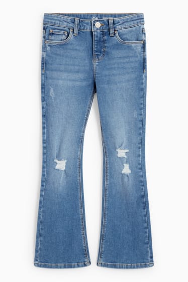 Kinder - Flared Jeans - LYCRA® - jeansblau