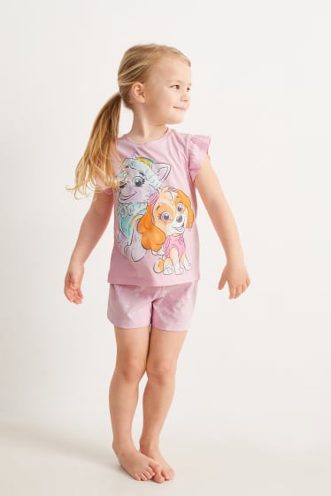 Enfants - Pat' Patrouille - pyjashort - 2 pièces - rose