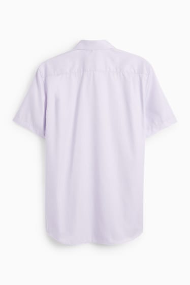 Men - Shirt - regular fit - kent collar - easy-iron - light violet