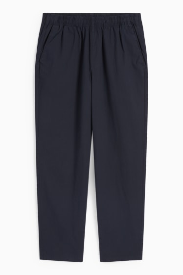 Uomo - Pantaloni chino - tapered fit - blu scuro