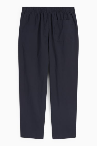 Uomo - Pantaloni chino - tapered fit - blu scuro