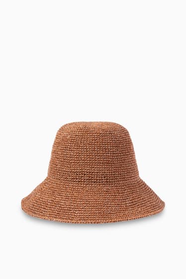 Mujer - Sombrero de paja - marrón claro