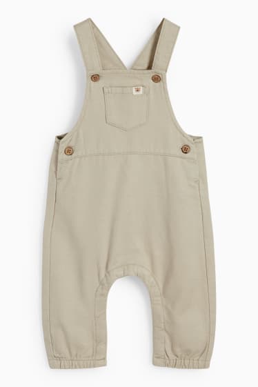 Babys - Jungle - baby-outfit - 2-delig - beige