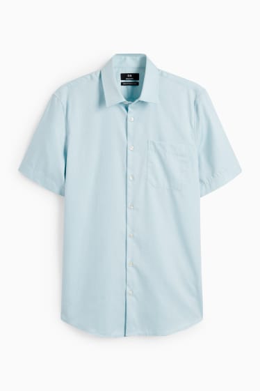 Men - Shirt - regular fit - kent collar - easy-iron - light blue