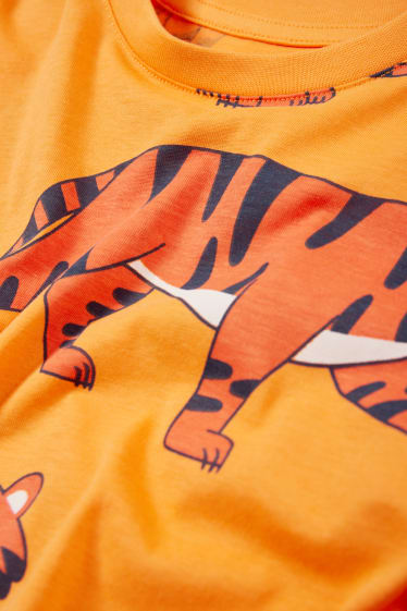 Dzieci - Tygrys - koszulka z krótkim rękawem - pomarańczowy