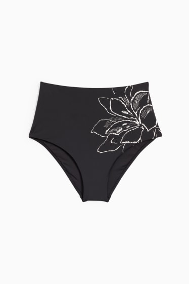 Femei - Chiloți bikini - talie înaltă - LYCRA® XTRA LIFE™ - negru