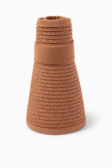 Dona - Visera solar de palla - marró