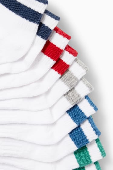 Miminka - Multipack 5 ks - ponožky do tenisek pro miminka - bílá