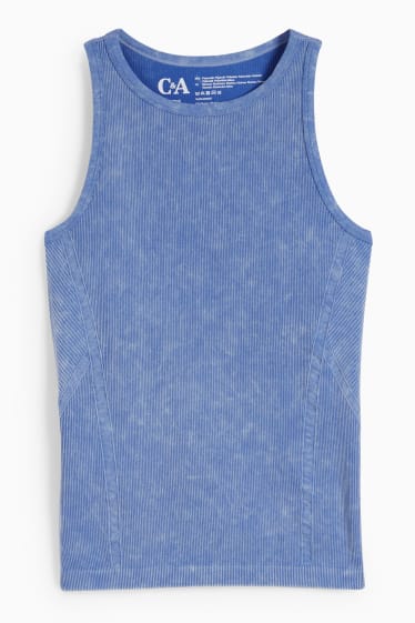 Women - Technical top - yoga - UV protection - blue