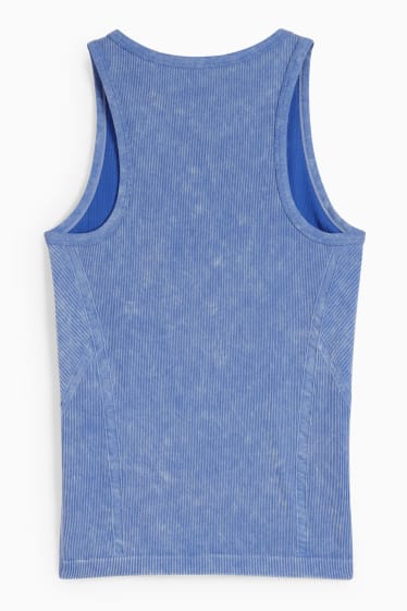 Women - Technical top - yoga - UV protection - blue