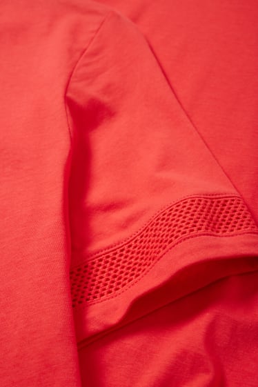 Mujer - Camiseta - rojo