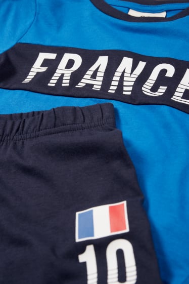 Bambini - Francia - pigiama corto - 2 pezzi - blu