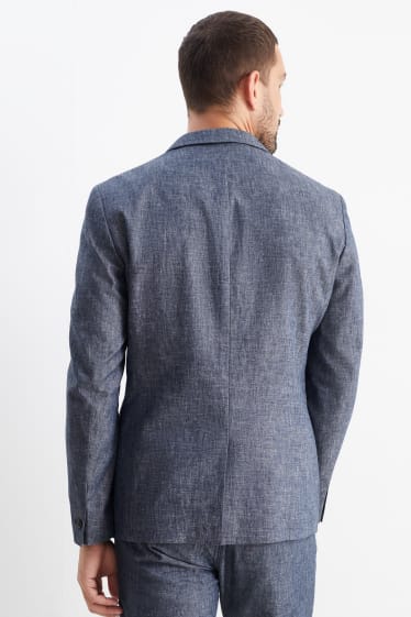 Men - Tailored jacket - slim fit - dark blue