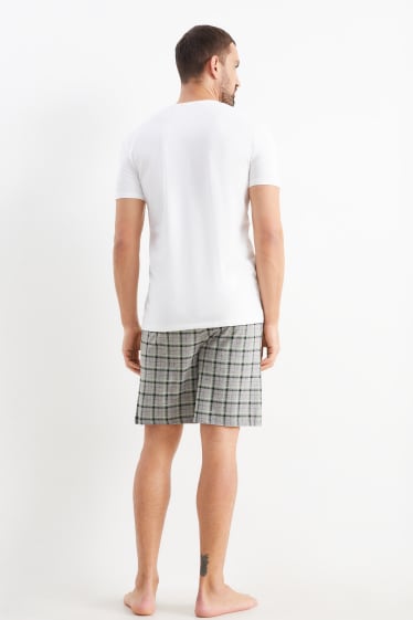 Uomo - Confezione da 2 - shorts pigiama - grigio scuro