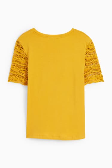 Dames - T-shirt - geel