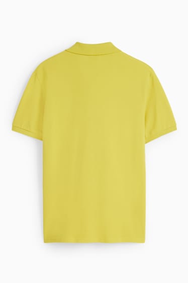 Heren - Poloshirt - geel