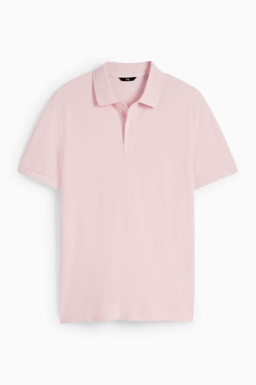 Herren - Poloshirt - rosa