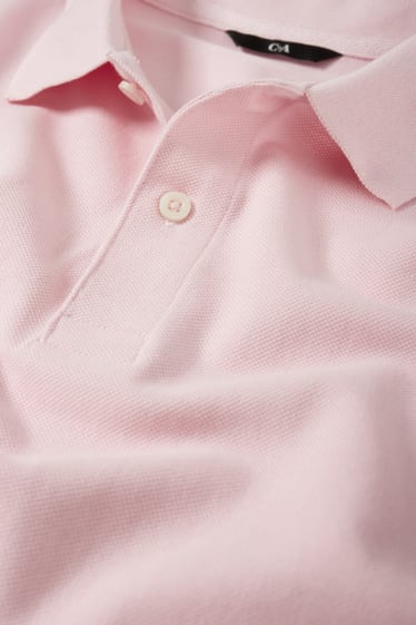 Heren - Poloshirt - roze