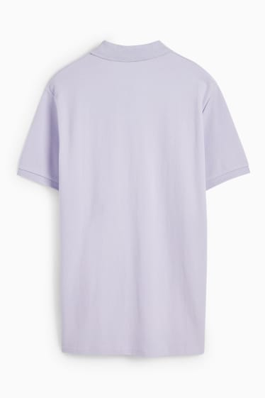 Herren - Poloshirt - hellviolett