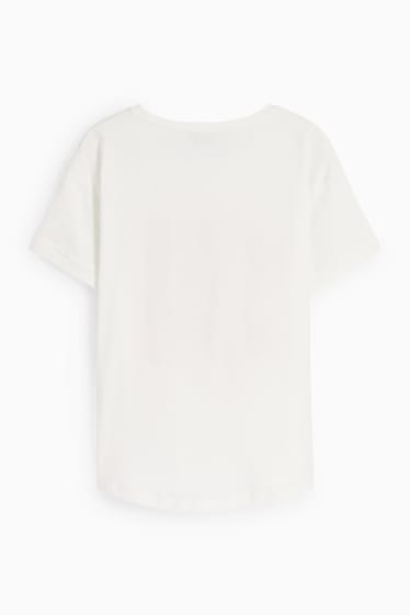 Donna - T-shirt - bianco crema