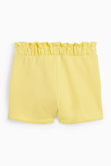 Niños - Pokémon - shorts deportivos - amarillo