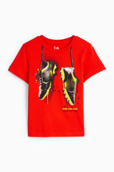 Niños - Fútbol - camiseta de manga corta - rojo