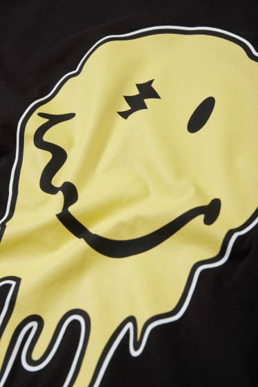 Niños - SmileyWorld® - camiseta de manga corta - negro