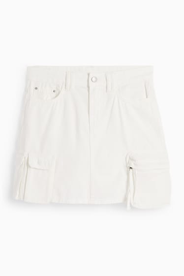 Dona - Faldilla texana cargo - blanc