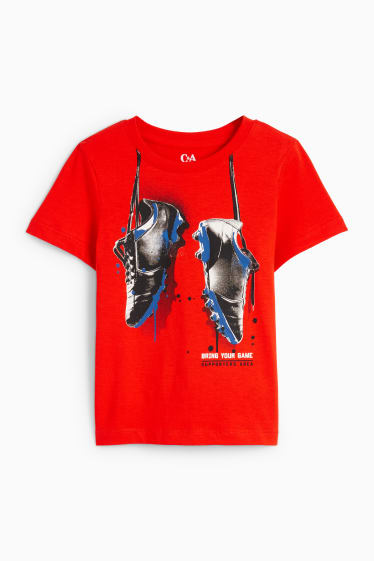 Enfants garçons - Football - T-shirt - rouge