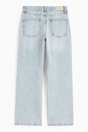 Teens & young adults - CLOCKHOUSE - baggy jeans - mid-rise waist - denim-light blue