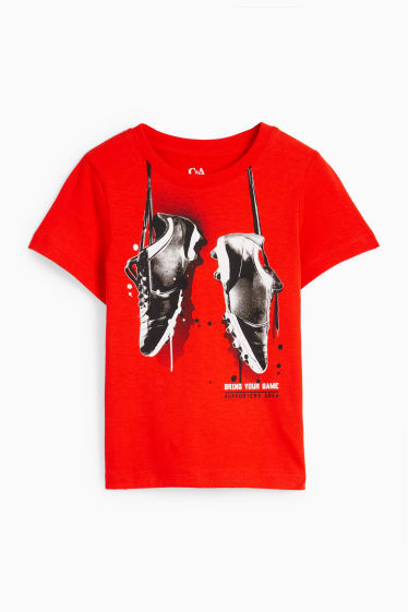 Kinderen - Voetbal - T-shirt - rood