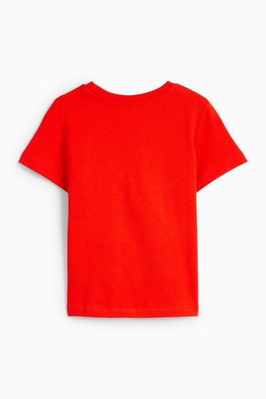 Children - Football - short sleeve T-shirt - red