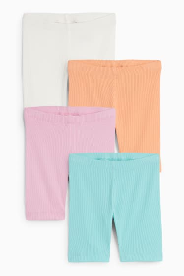 Children - Multipack of 4 - cycling shorts - turquoise