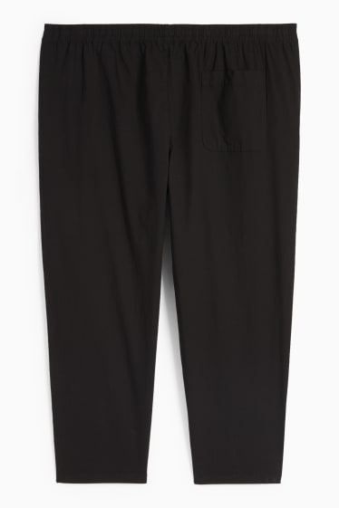 Uomo - Pantaloni chino - tapered fit - nero