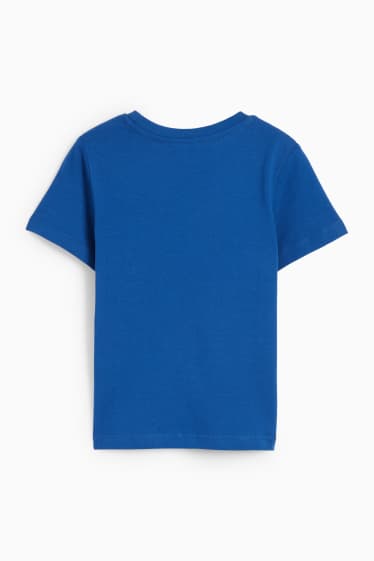 Kinder - Fußball - Kurzarmshirt - blau