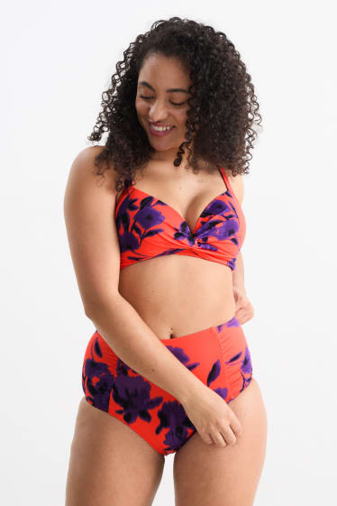Femmes - Haut de bikini avec nœud - ampliforme - LYCRA® XTRA LIFE™ - orange