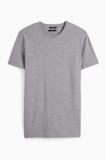 Heren - T-shirt - Flex - grijs-mix