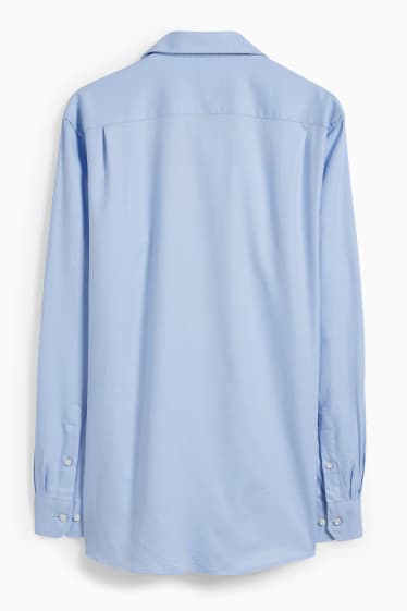 Home - Camisa formal - regular fit - cutaway - fàcil de planxar - blau clar