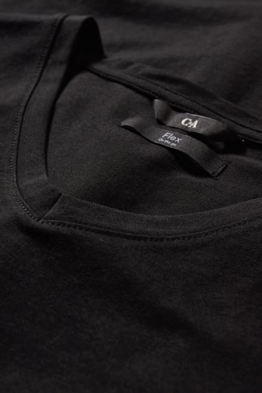 Home - Samarreta de màniga curta - Flex - slim fit - negre