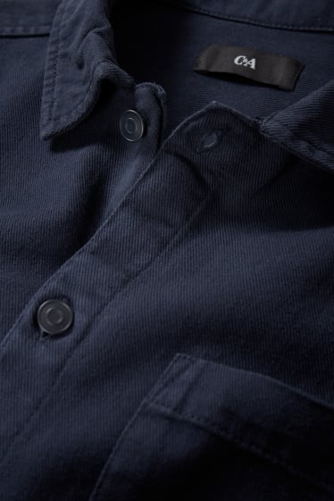 Hombre - Camisa - regular fit - Kent - azul oscuro