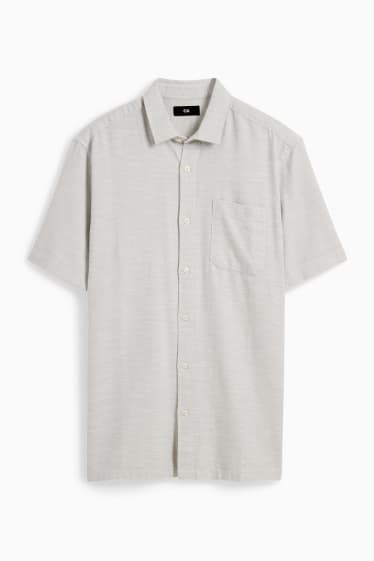 Men - Shirt - regular fit - Kent collar - mint green