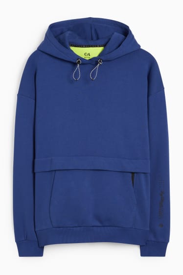 Heren - Hoodie - donkerblauw